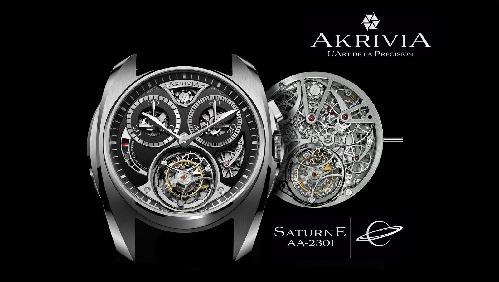 Akrivia, una nueva marca en el universo de la Alta Relojería. Saturne; su primer reloj