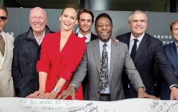 Bar Refaeli y Pelé Manufactura Hublot