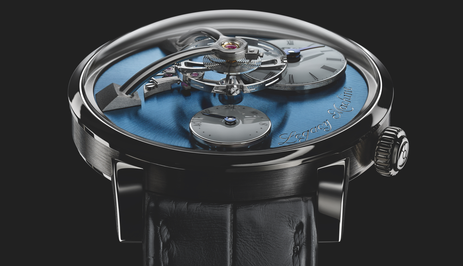 MB&F LM101 Platinum Front