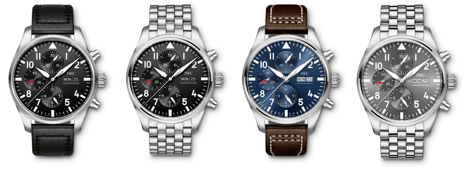 IWC 2016 Pilot Watch Chronograph Faces