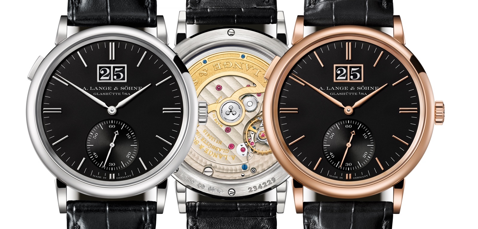 A. Lange & Sohne Saxonia Outsize Date Cover