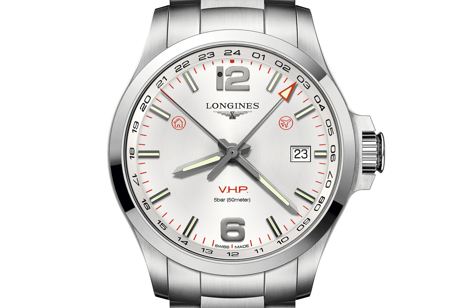 Longines Conquest V.H.P GMT Flash Setting
