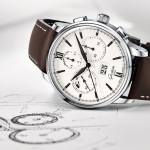 La discreción más atrevida de Glashütte Original. Senator Chronograph Panorama Date en blanco y negro.