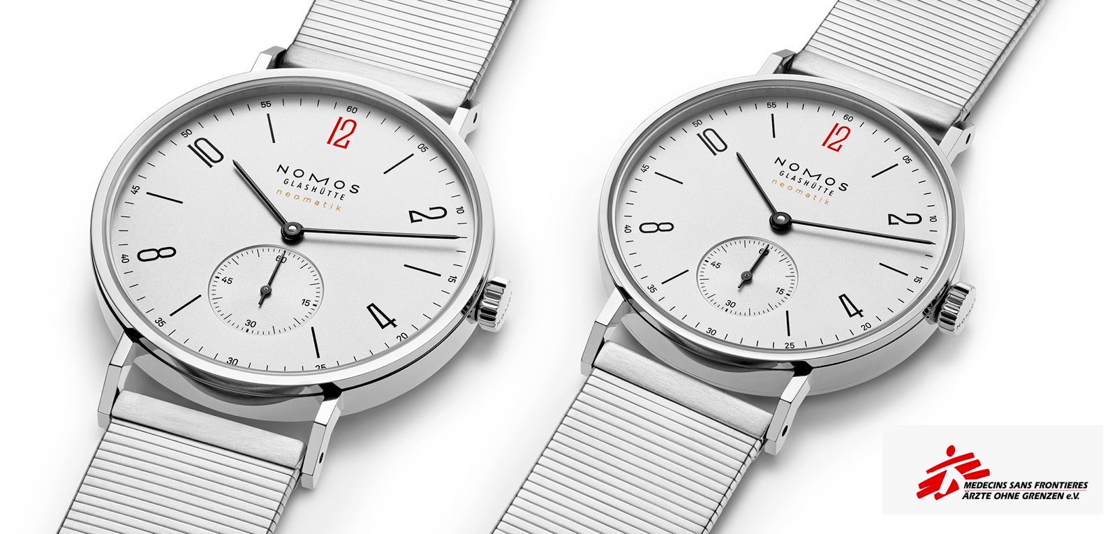 Nomos Glashütte Tangente Neomatik Médicos Sin Fronteras Cover