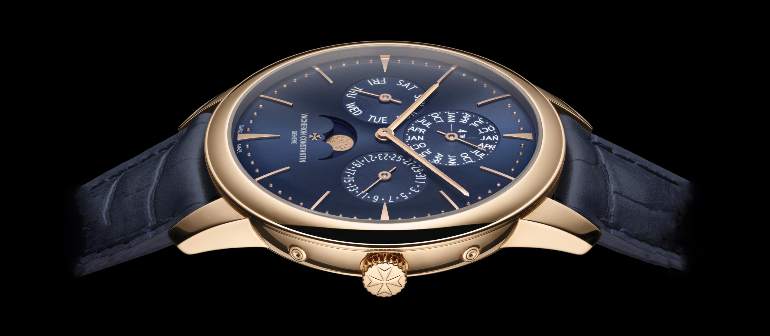 Vacheron Constantin Patrimony Perpetual Calendar Ultra-Thin blue dial - cover