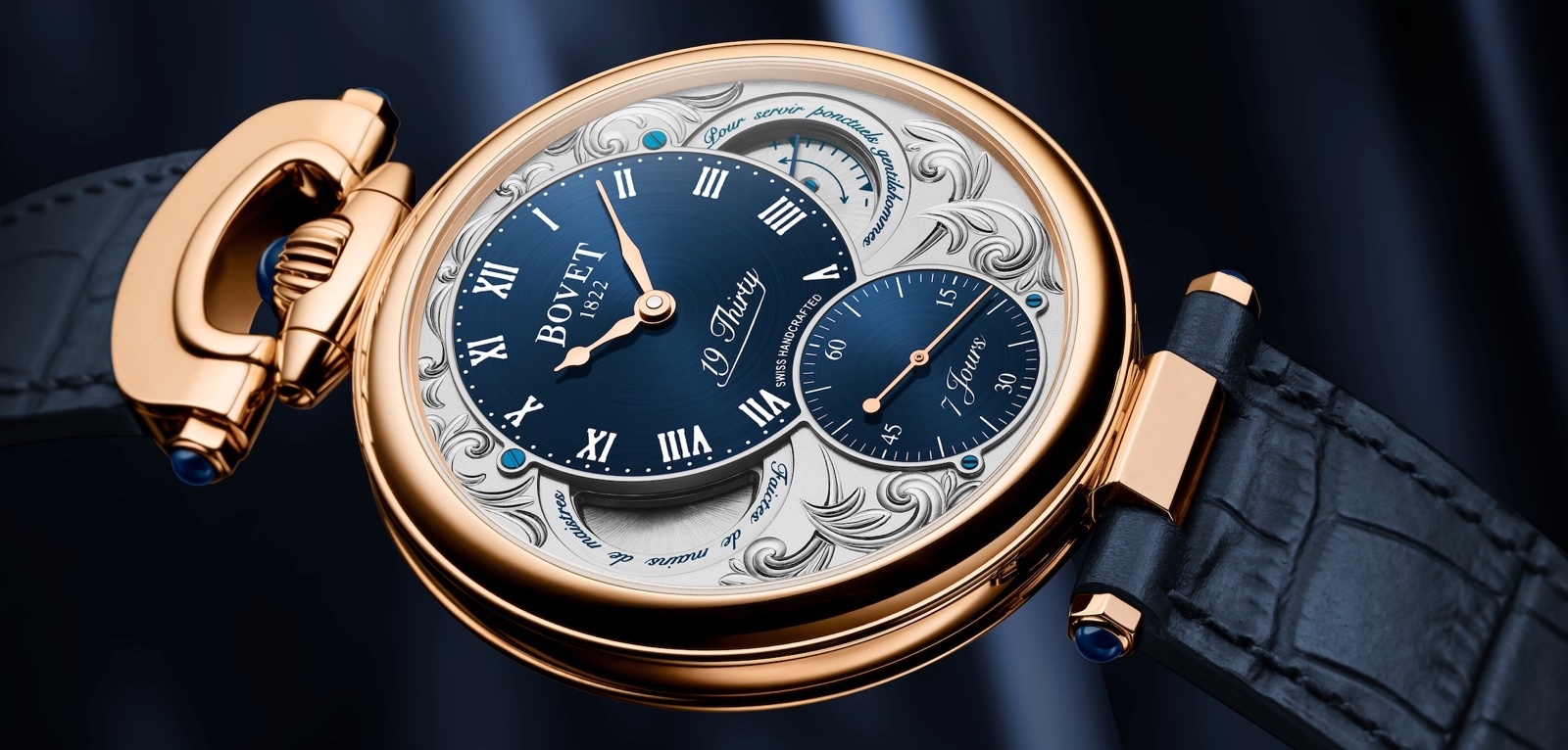 Bovet 1822 añade el grabado Fleurisanne a su Fleurier 19Thirty.