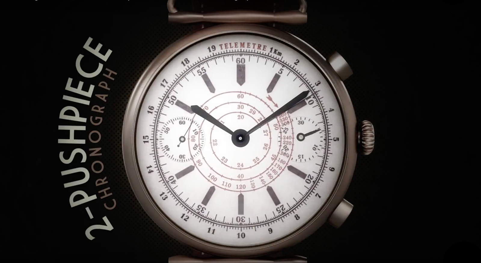 Breitling Chronograph con dos pulsadores (1934) copia