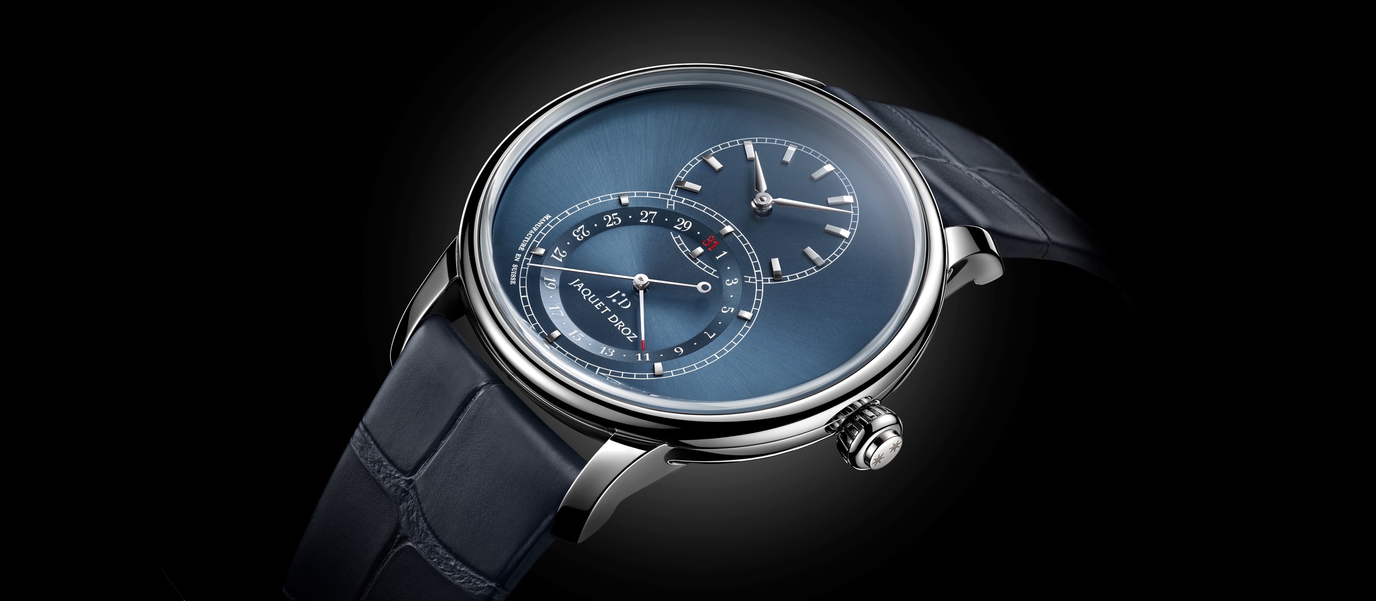 Jaquet Droz Grande Seconde Quantième blue dial - cover