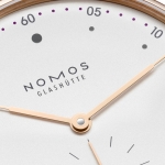 Nomos Metro oro rosa 33. El pequeño de la familia.