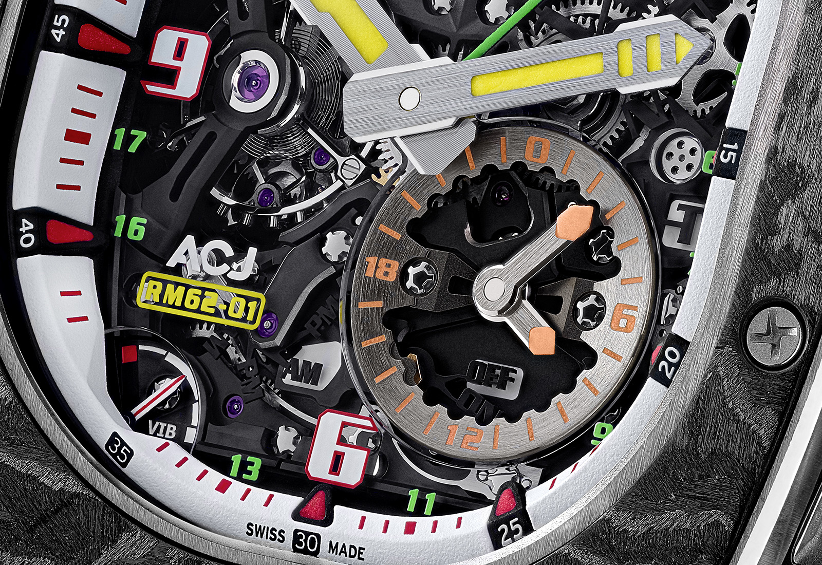 Richard Mille RM 62-01 Tourbillon Alarma Vibrante ACJ