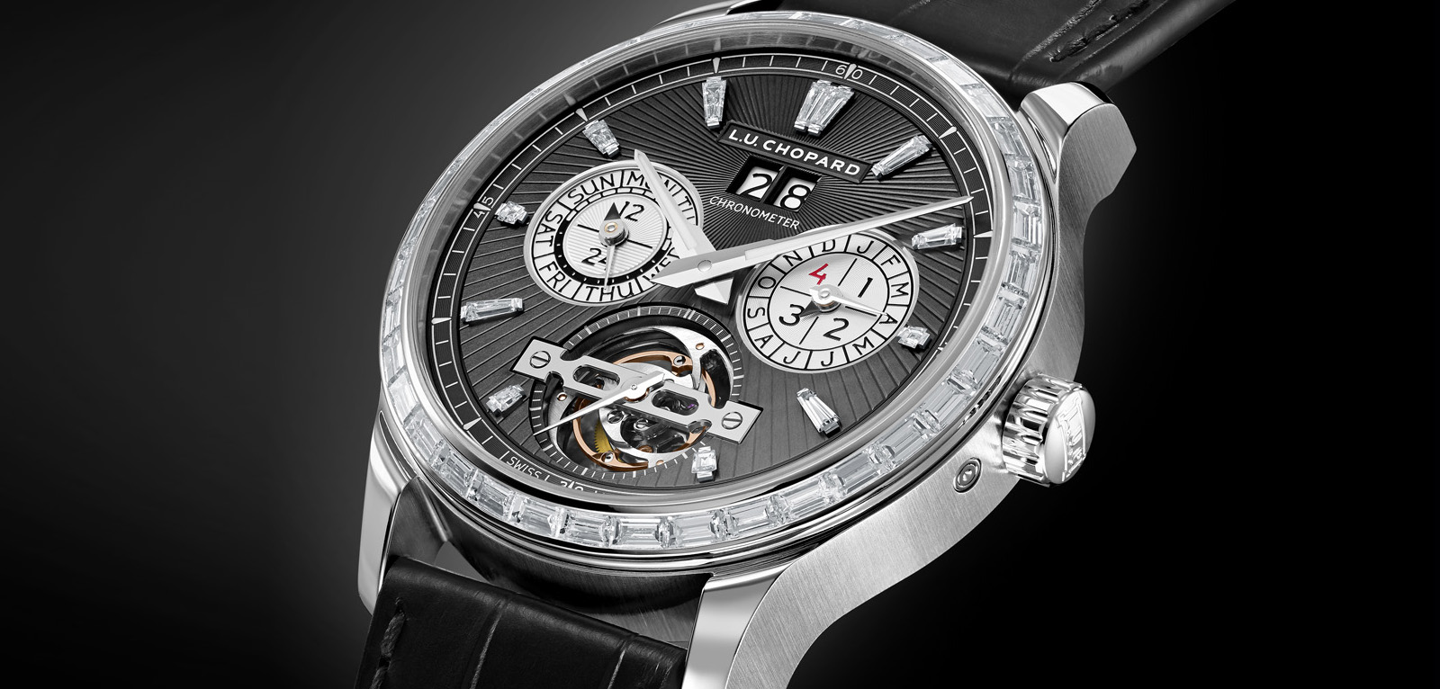 Chopard L.U.C Perpetual T platino engastado