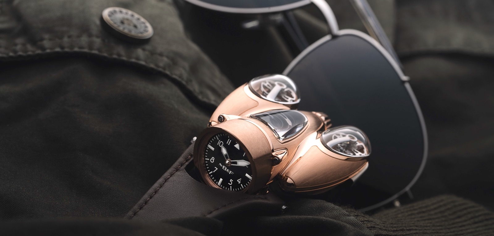 MB&F Horological Machine Nº9 Flow Red Gold Cover