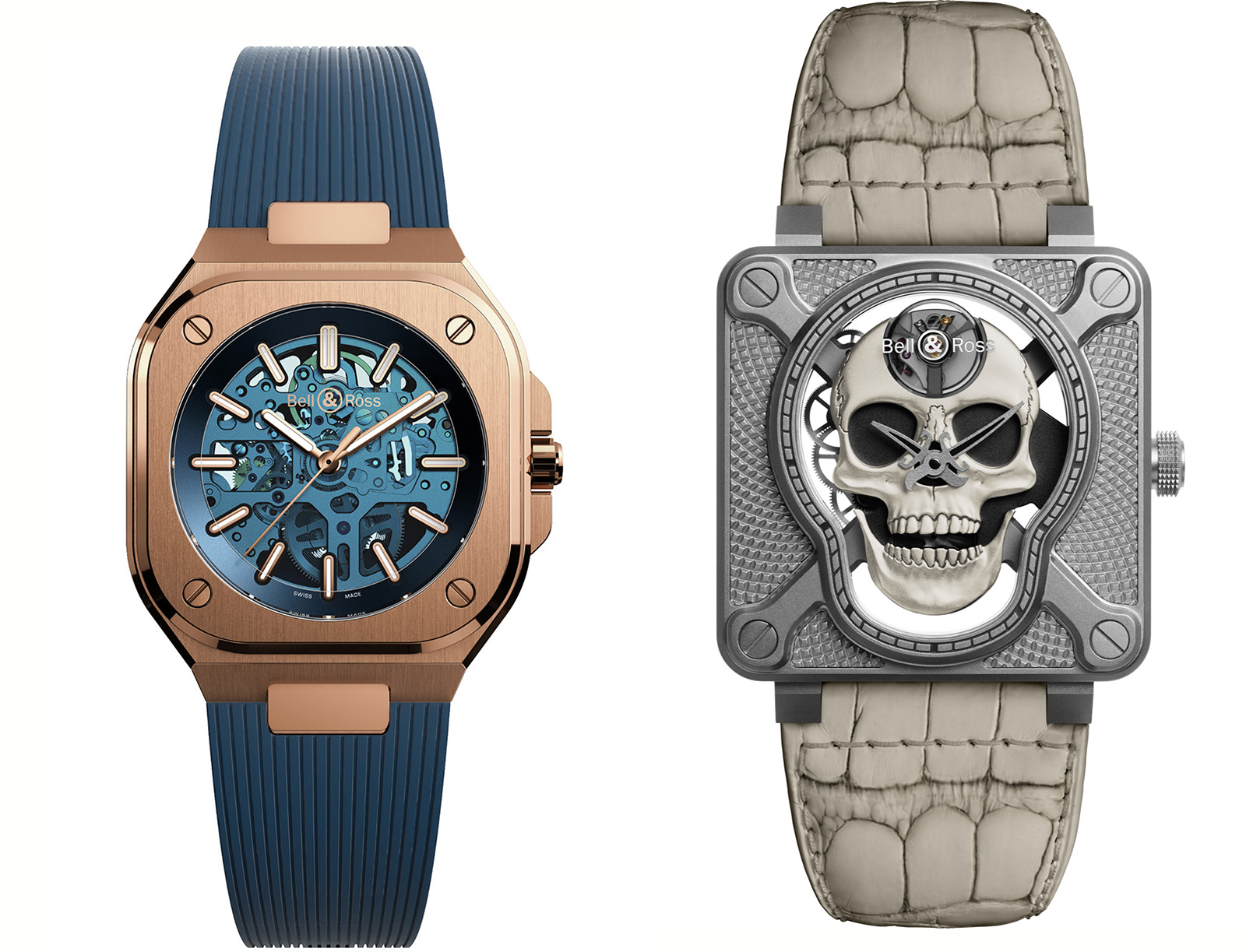 Bell-Ross-BR 05 only watch + BR-01-Laughing-Skull-White-04