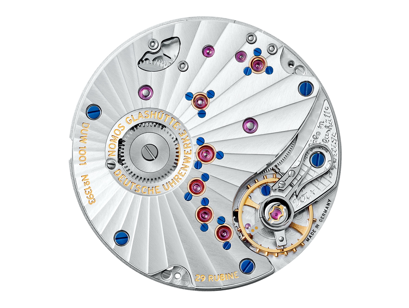Nomos Lambda 175 years watchmaking - calibre DUW 1001