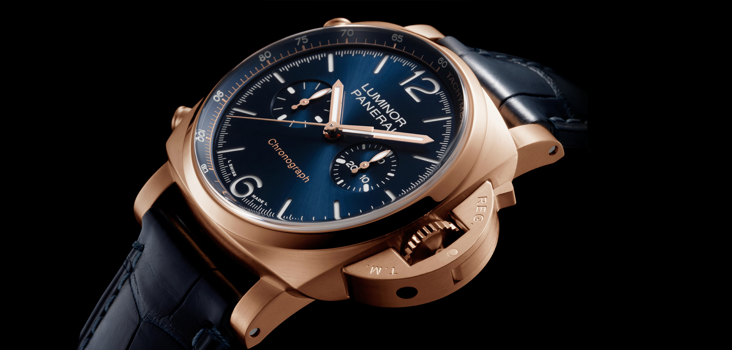 Panerai Luminor Chrono Goldtech Blu Notte