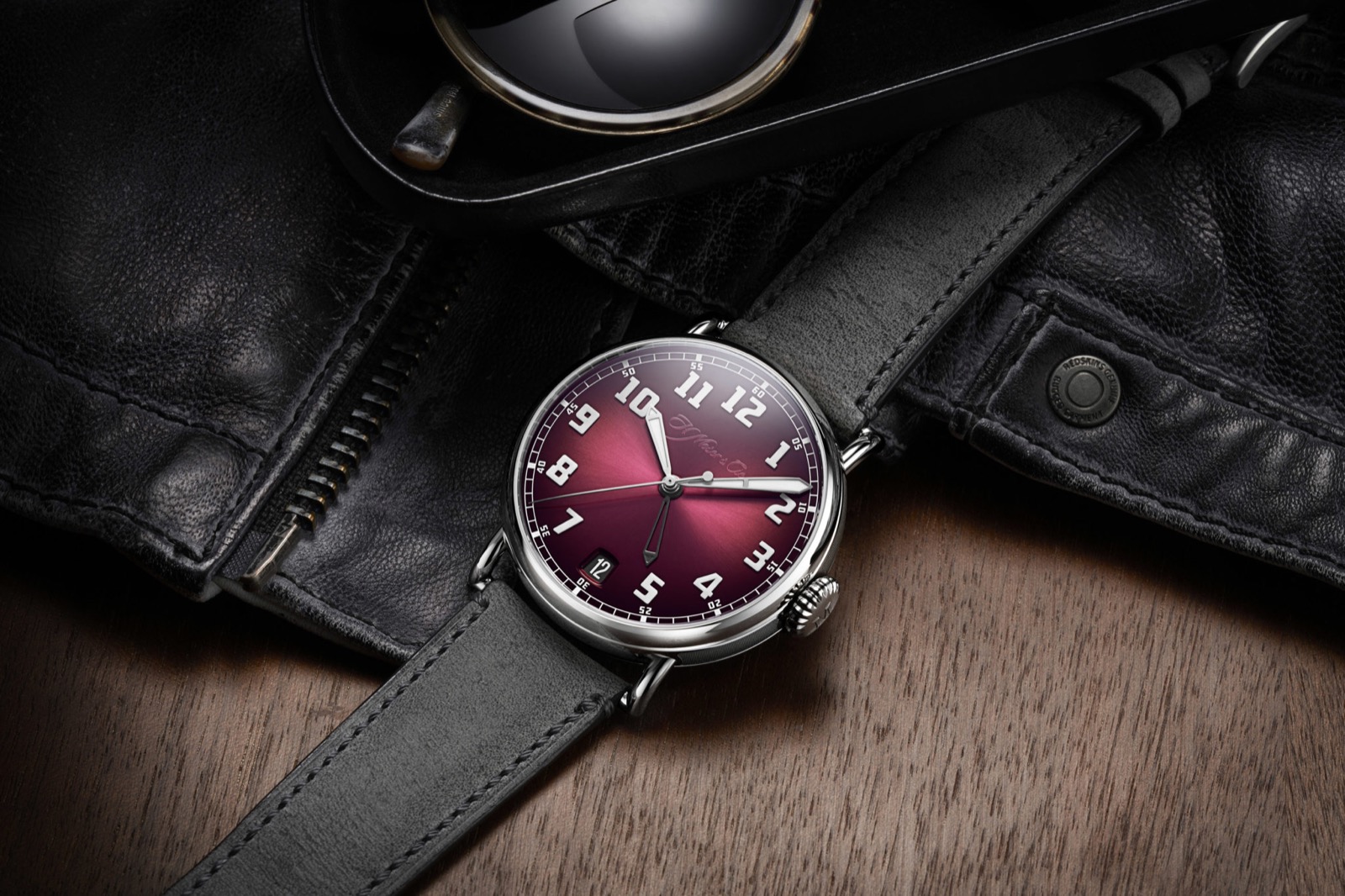 H. Moser & Cie. Heritage Dual Time “Burgundy”