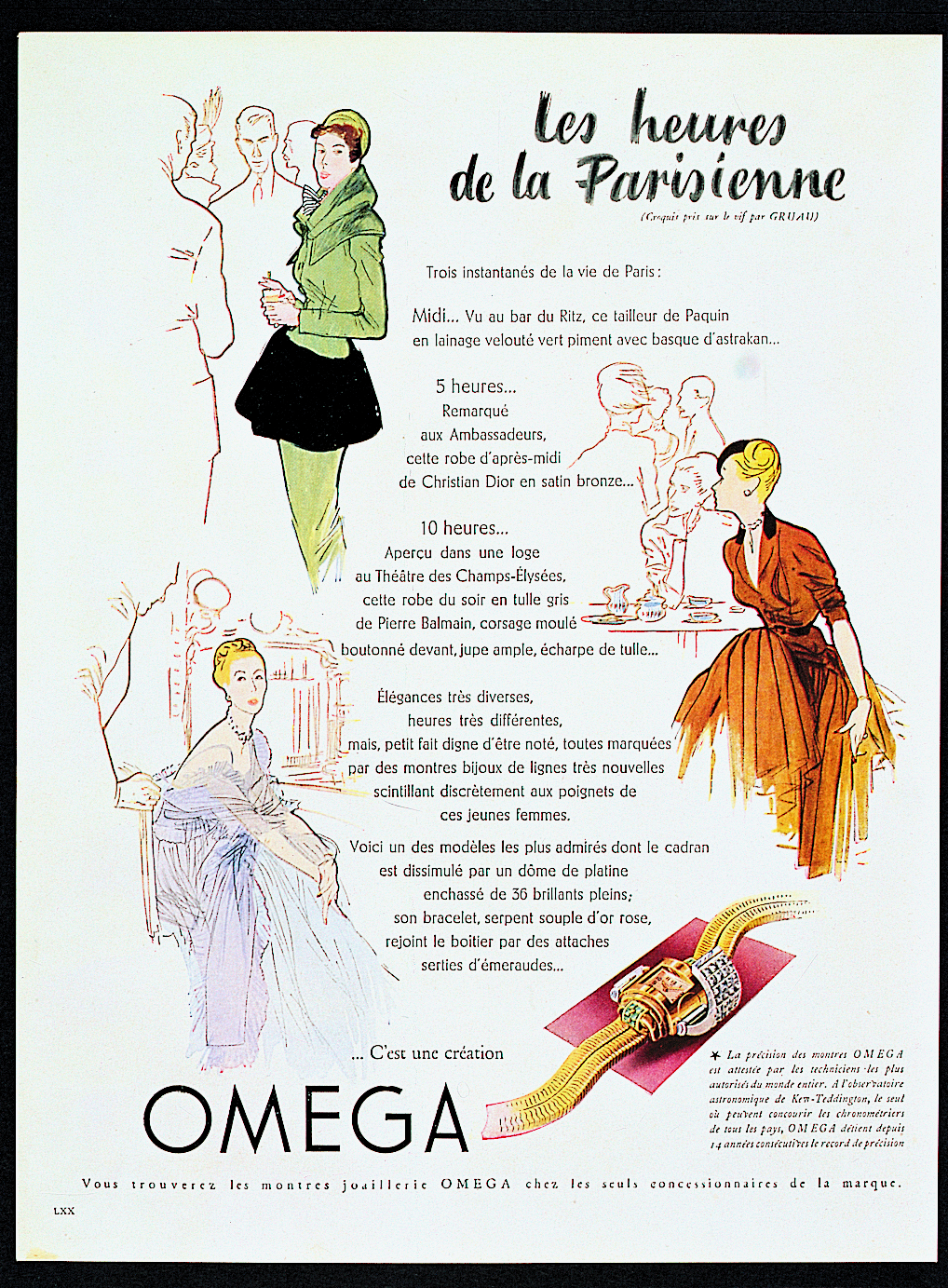 Omega Her Time Madrid - publicidad 1947