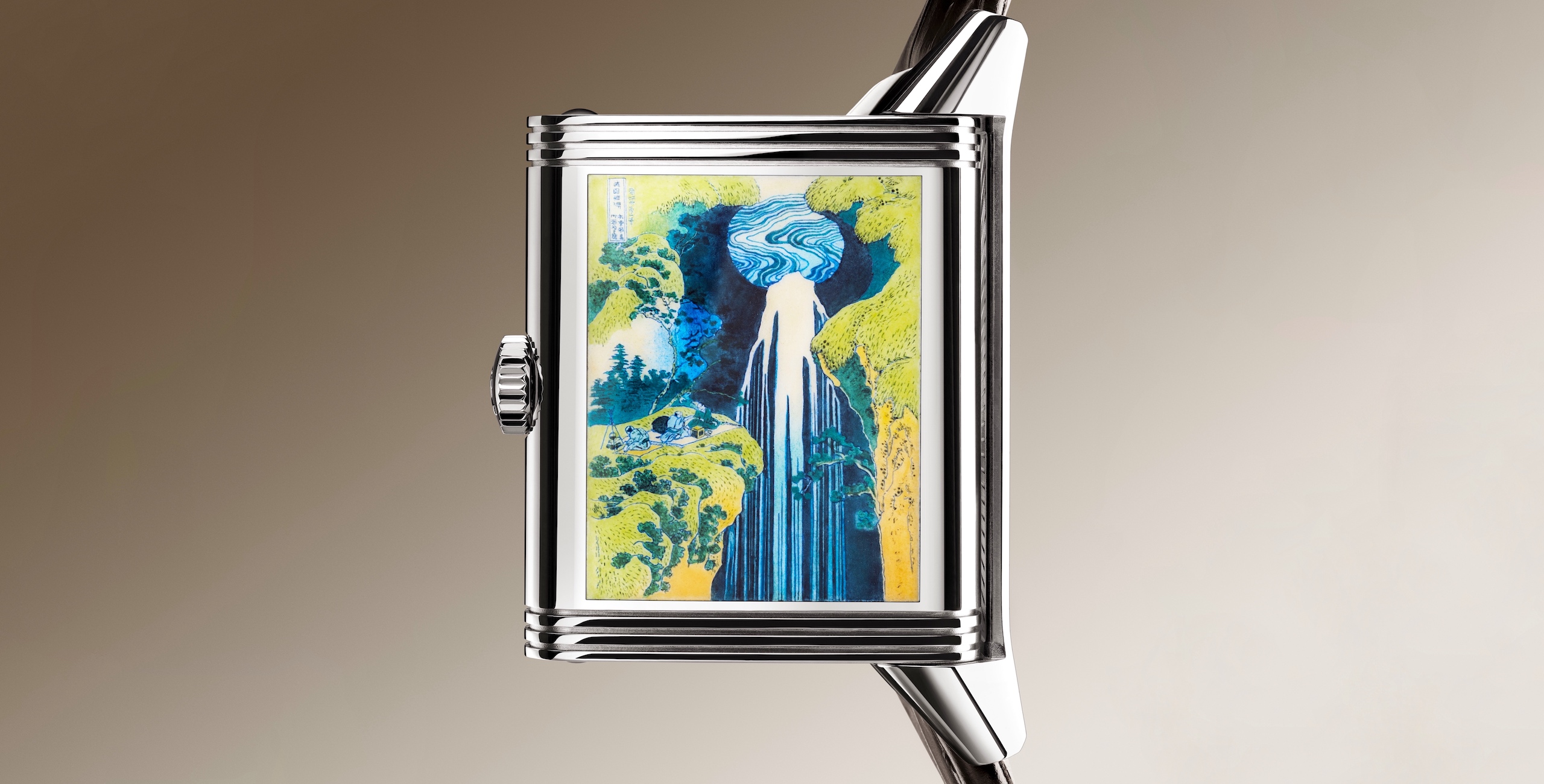 Jaeger-Lecoultre Reverso Tribute Enamel Hokusai Amida Falls - cover