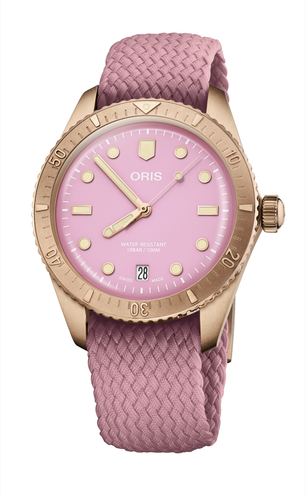 Oris Sixty-Five Cotton Candy Perlon