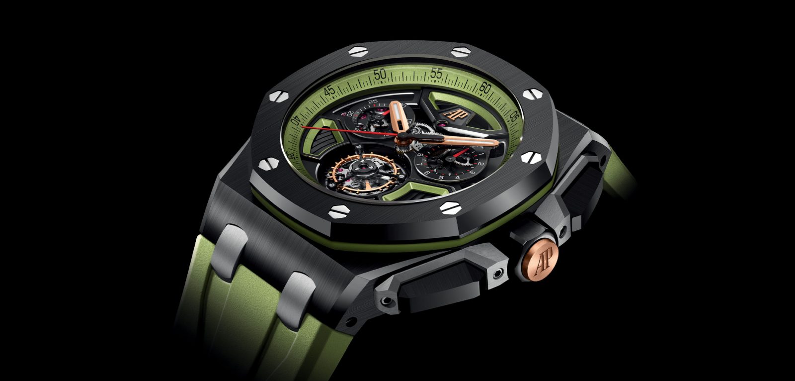 Royal oak concept clearance tourbillon chronograph openworked selfwinding