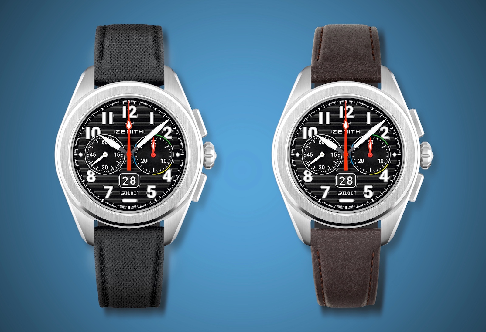 Zenith en Watches and Wonders 2023 - Pilot Chronograph steel