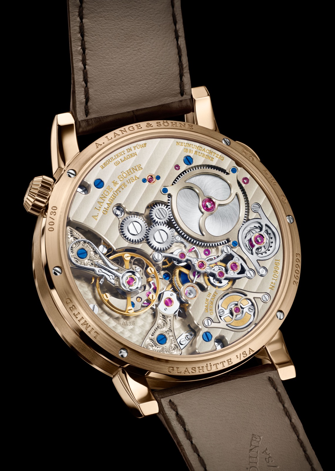 A. Lange & Söhne Zeitwerk Minute Repeater Honeygold