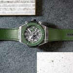 Hublot Big Bang Unico Titanium Green Ceramic; un cactus en la muñeca