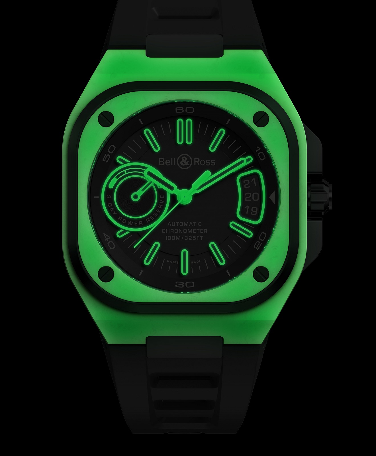 Bell & Ross BR-X5 Green Lum