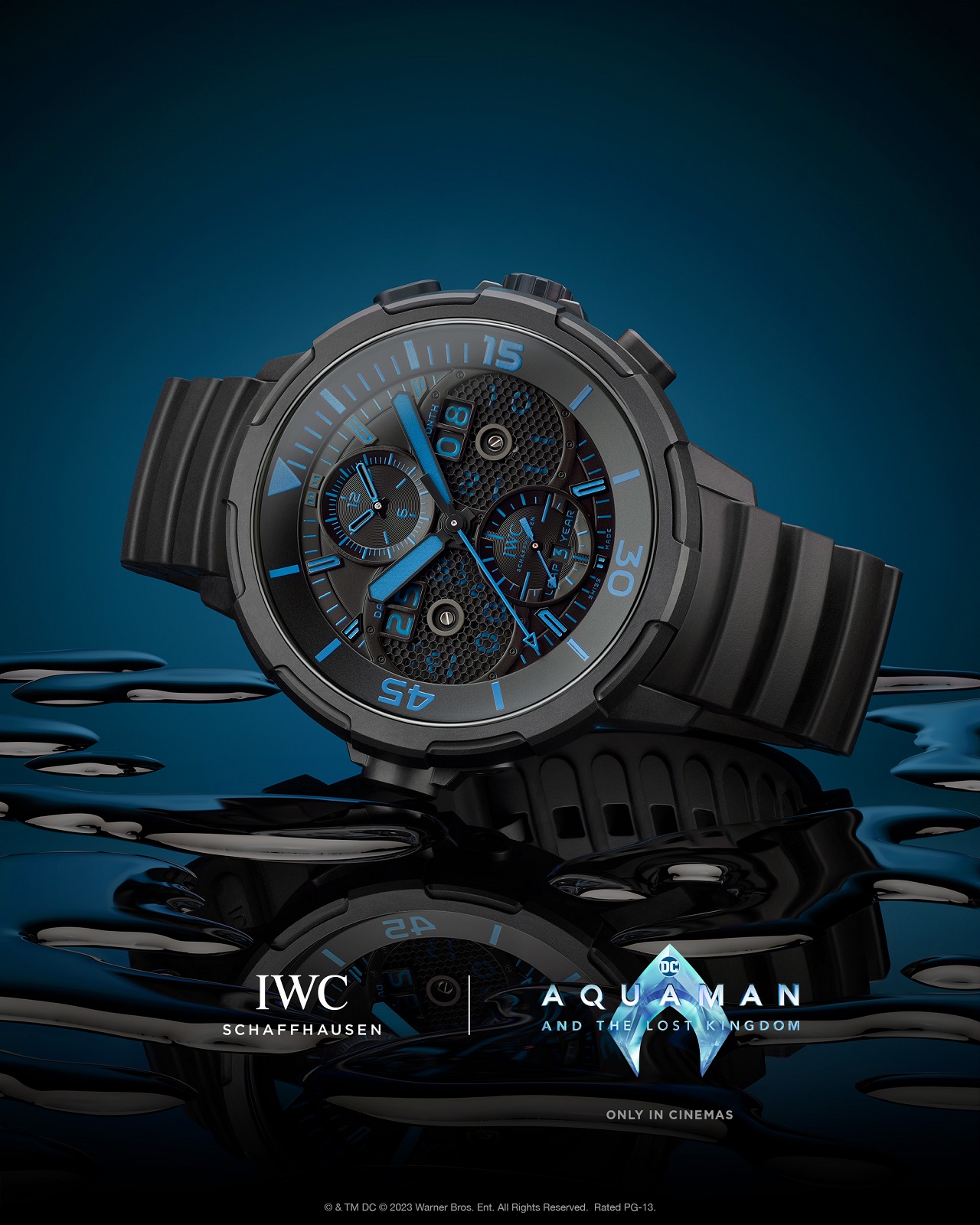 IWC Aquatimer Perpetual Calendar Digital Date-Month “Aquaman and the lost Kingdom”