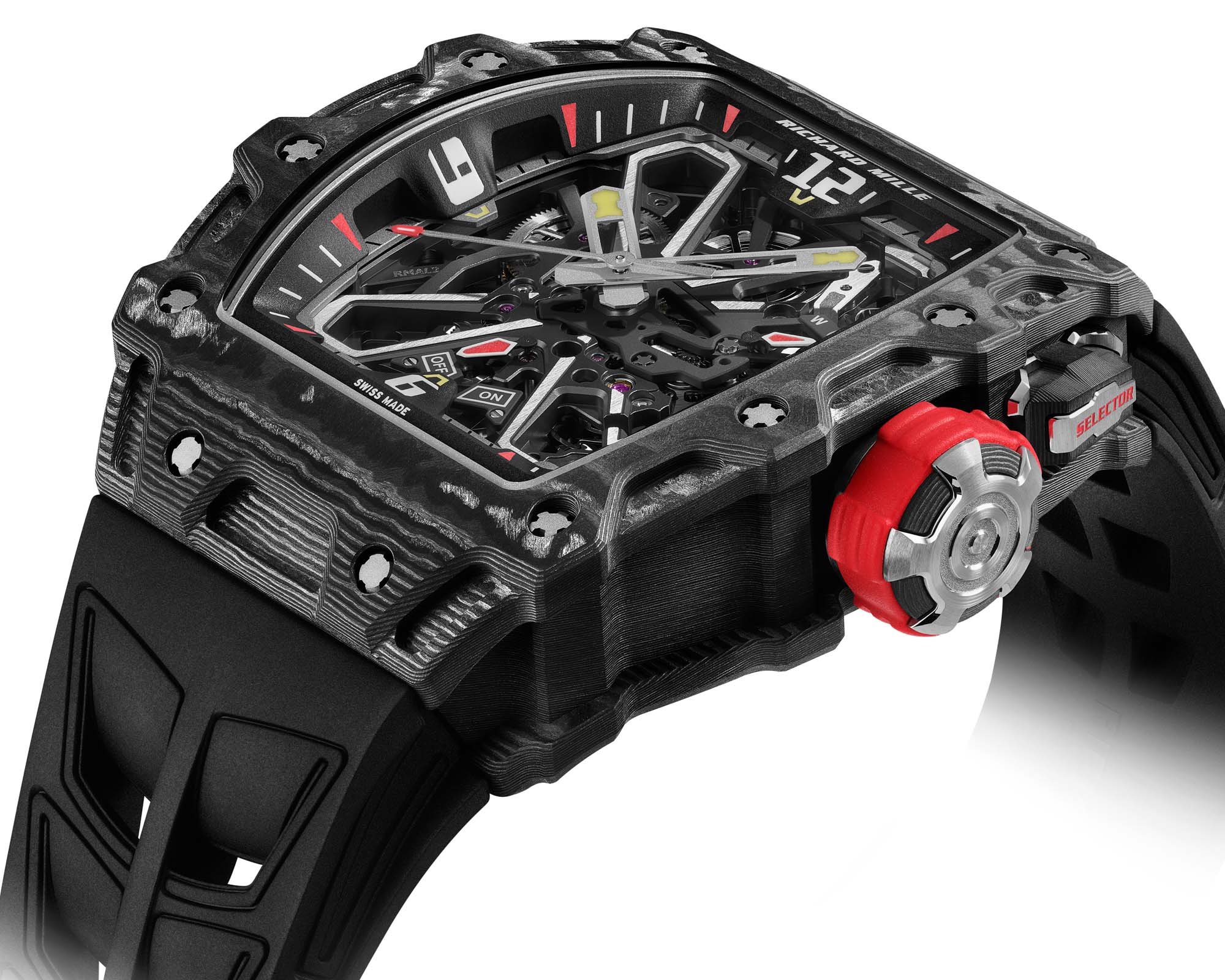 Richard Mille RM 35 03 Automatic Rafael Nadal Carbon TPT Watch Test