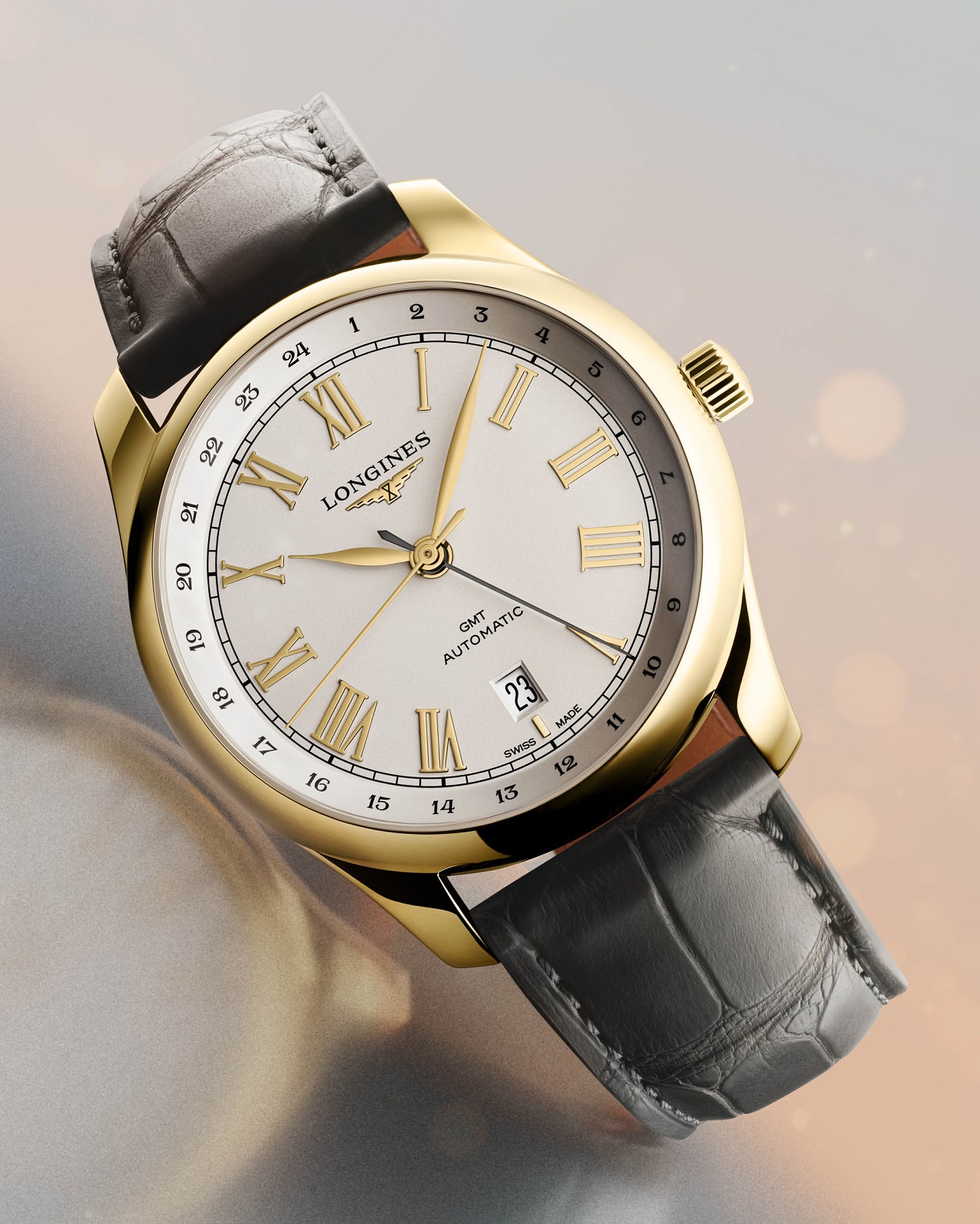 Longines Master Collection GMT en oro