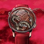 Jaquet Droz Imperial Dragon Automaton Red Gold Cuprite