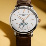 Frederique Constant Slimline Moonphase Date Manufacture seconde/seconde/