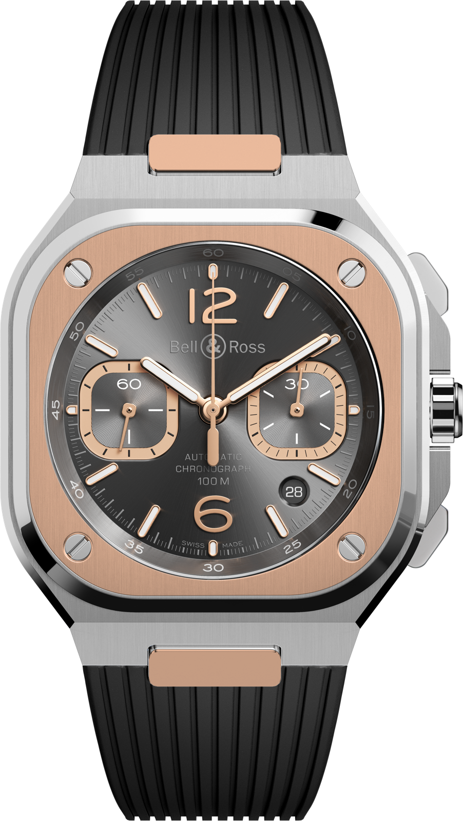 Bell & Ross BR 05 Chrono Grey Steel & Gold