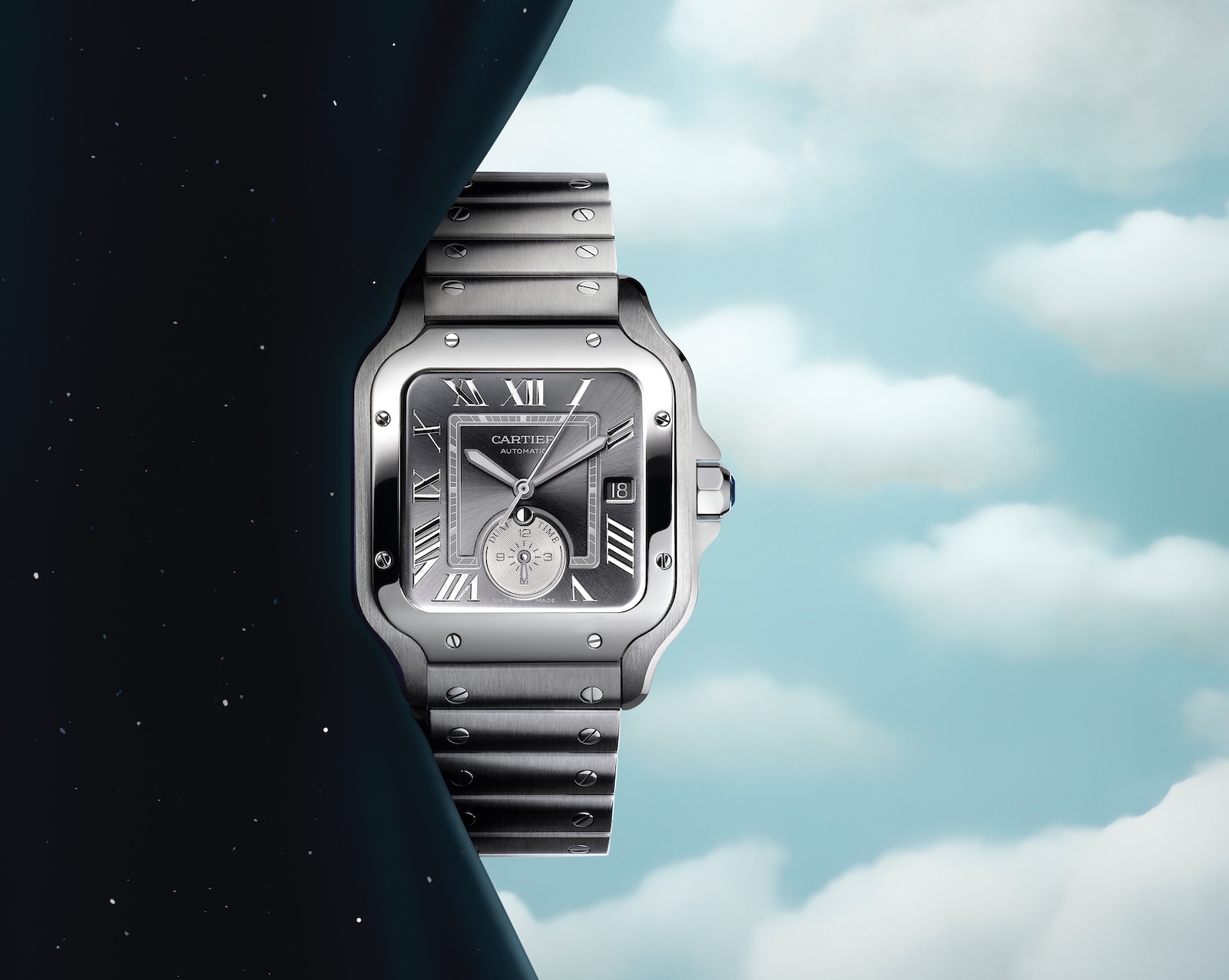 Cartier en Watches and Wonders 2024 - Santos Dual Time