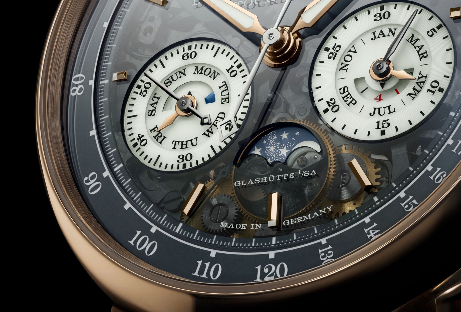 A. Lange & Söhne Datograph Perpetual Tourbillon Honeygold “Lumen”