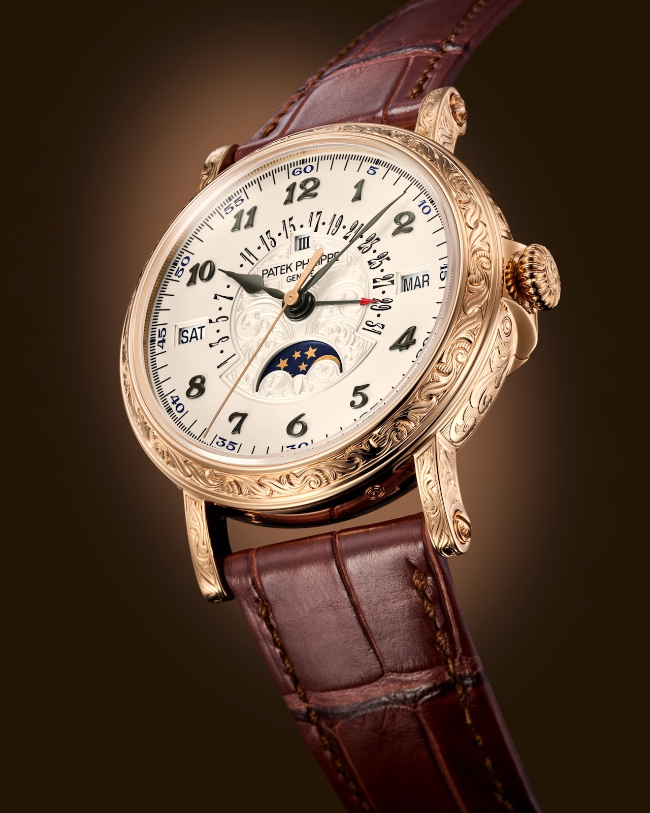 Patek Philippe 5160/500R Retrograde Perpetual Calendar - front