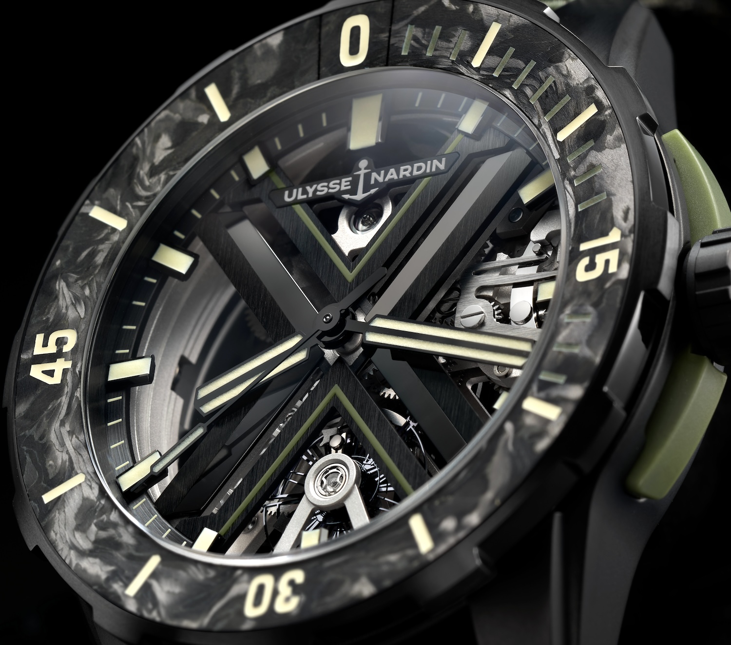 Ulysse Nardin Diver OPS - Diver X Skeleton OPS dial