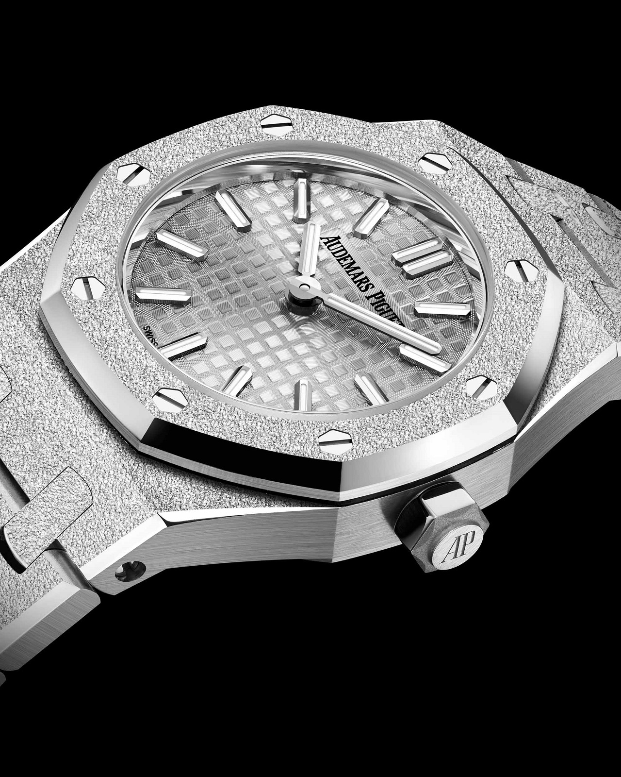 Audemars Piguet Royal Oak Mini Frosted Gold Quartz