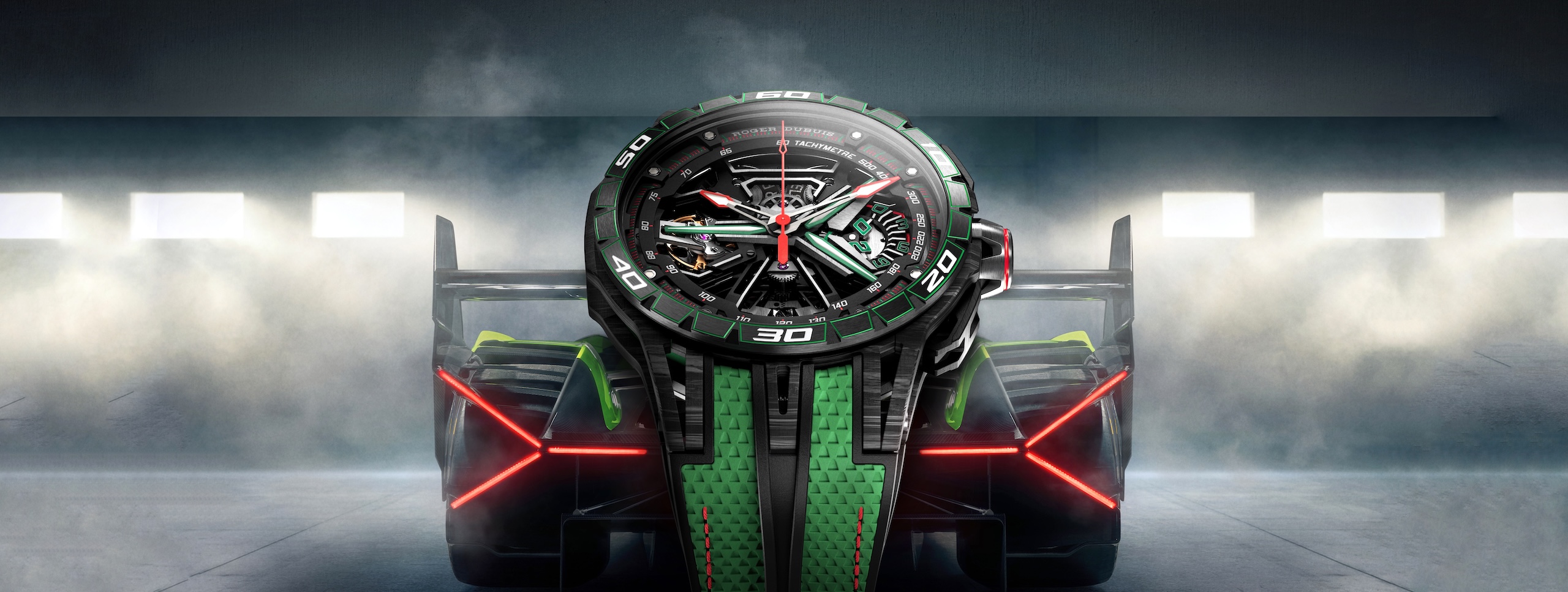 Roger Dubuis Excalibur Spider Flyback Chronograph Verde Mantis - cover