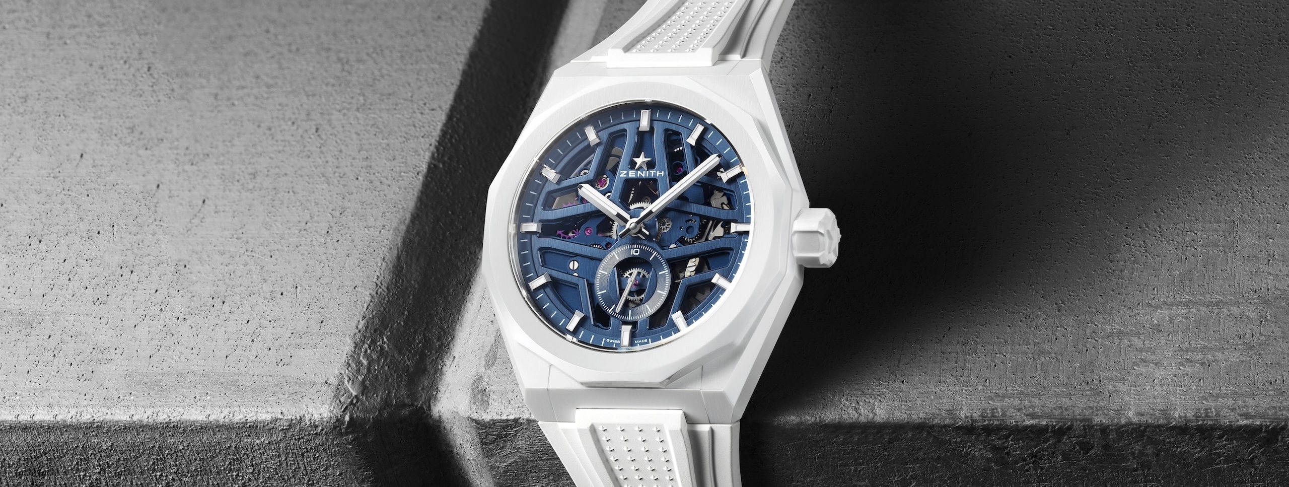 Zenith Defy Skyline Skeleton White Ceramic - cover