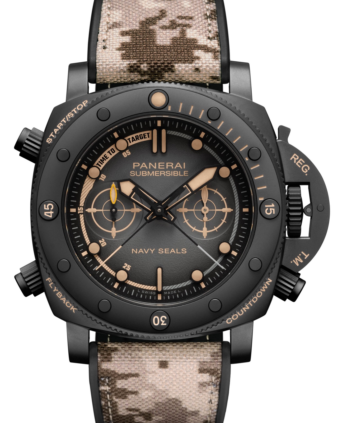 Panerai Submersible Chrono Navy SEALs Titanio PAM01521-01