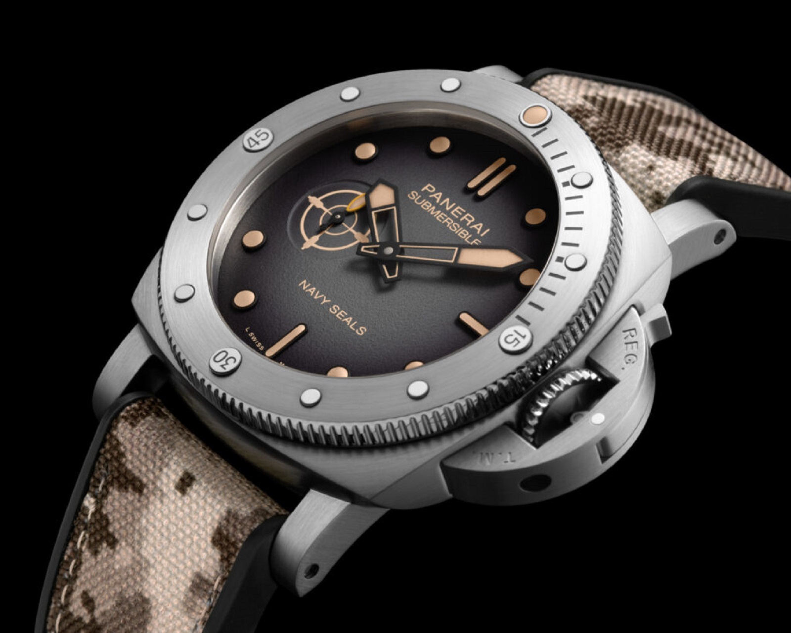 Panerai Submersible QuarantaQuattro Navy SEALs PAM01518-02