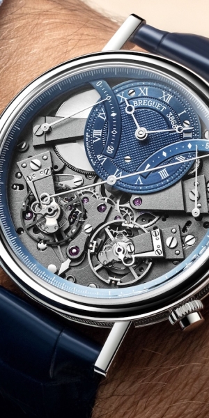 Breguet Tradition Chronographe Indépendant 7077BB; ahora en azul