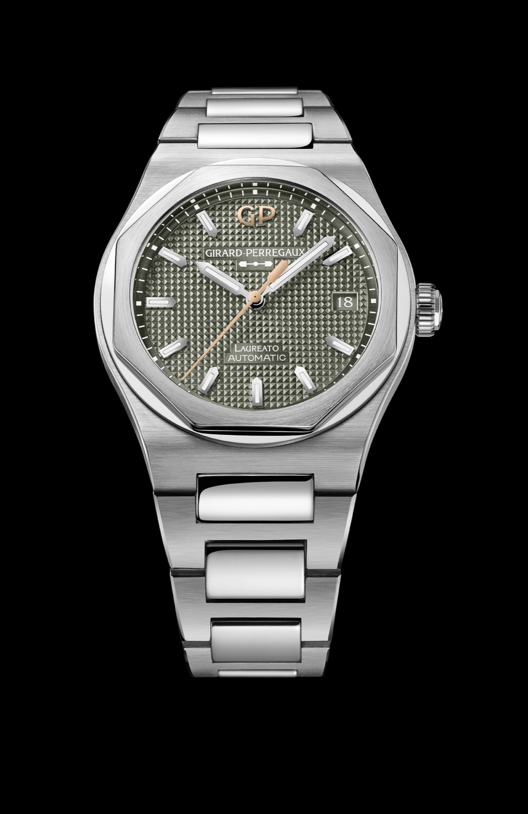 Girard-Perregaux Laureato 38 mm Sage green_04