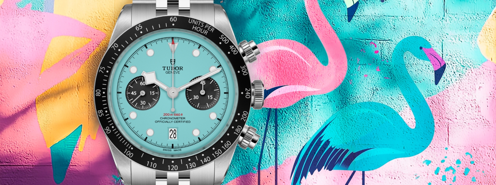 Tudor Black Bay Chrono Flamingo Blue