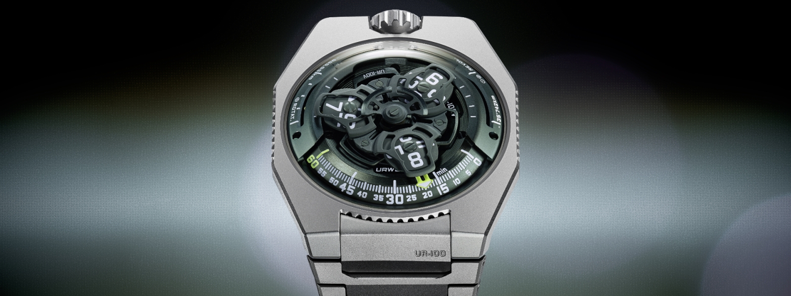 URWERK UR-100V Magic T “Hunter Green”