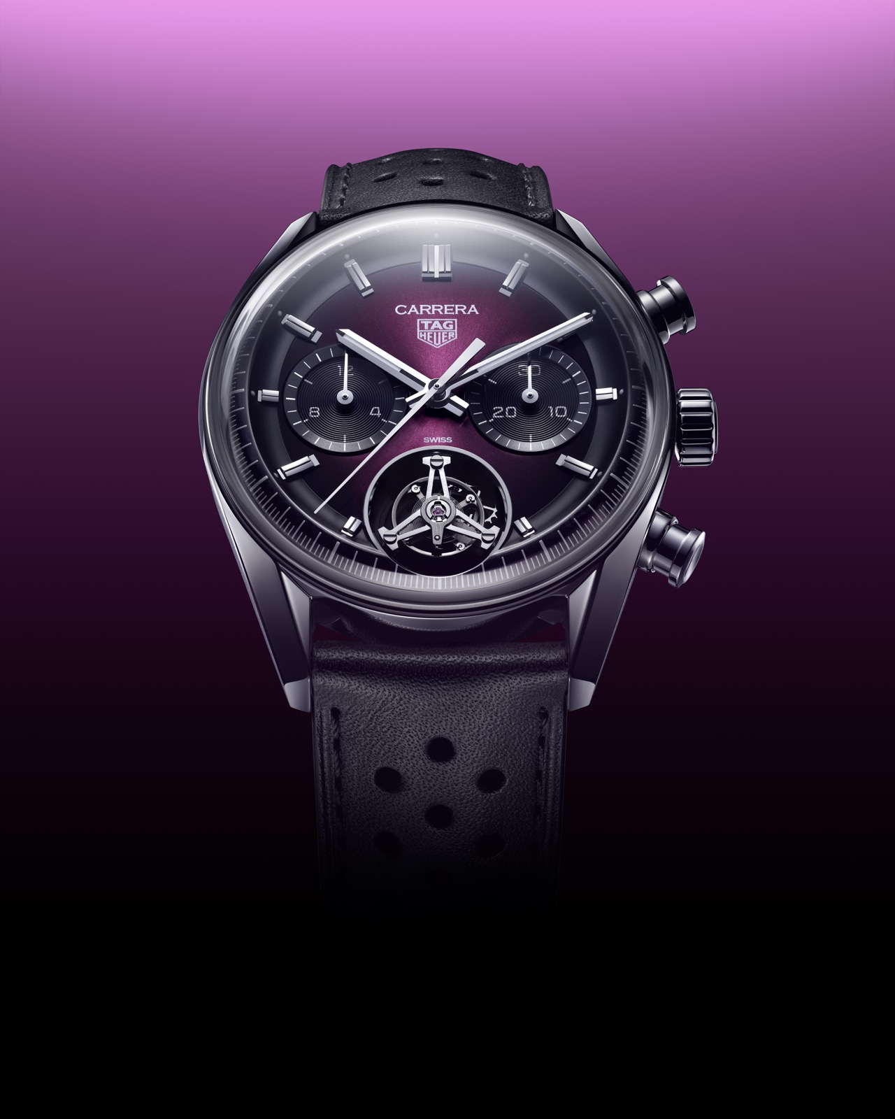 TAG Heuer Carrera Chronograph Tourbillon purple_01